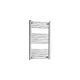 Thermae 1000 x 400mm Chrome Heated Towel Rail STR410C Dual Fuel Flat Profile 1037 BTUs