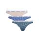 Brasilslip CALVIN KLEIN UNDERWEAR "BRAZILLIAN 3PK" Gr. M (38), 3 St., bunt (true_navy, _sphinx, dark_slate) Damen Unterhosen Brasil Slips