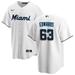 Xavier Edwards Men's Nike White Miami Marlins Home Replica Custom Jersey