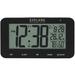 Explore Scientific Large Display Radio Controlled Alarm Clock (Black) RDC1004CM