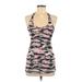 Lululemon Athletica Active Tank Top: Pink Print Activewear - Women's Size 6