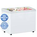 Egles 10 Cubic Feet Ice cream Freezer in Gray/Indigo | 33.86 H x 41.14 W x 27.36 D in | Wayfair Ice cream freezer-351S