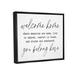 Stupell Industries Welcome Home Belonging Family by Lettered & Lined - Floater Frame Print on Canvas Canvas | 21 H x 17 W x 1.7 D in | Wayfair