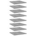 Latitude Run® Floating Shelves Wall Shelving Wall Mounted Shelves Display Wall Units Wood in Gray | 0.6" H x 12.5" W x 15.7" D | Wayfair