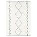 White 72 x 48 x 0.39 in Area Rug - Union Rustic Dainera Southwestern Machine Made Power Loom Area Rug in Cream | 72 H x 48 W x 0.39 D in | Wayfair