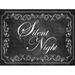 The Holiday Aisle® Silent Night Christmas Metal Sign Metal | 8.5 H x 11.5 W x 0.04 D in | Wayfair 9EF1910C64AE48209D74E07271323386