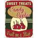 The Holiday Aisle® Candy Apples Christmas Metal Sign Metal | 11.5 H x 8.5 W x 0.04 D in | Wayfair 7C39BCB73146490FB849F5C3C15AF0FC
