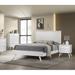 Corrigan Studio® Levana Standard Bed Wood in Brown/White | 53 H in | Wayfair 10D807A7C8A94DB8A1C3F74BF79CFDA1