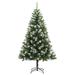 The Holiday Aisle® Artificial White Pine Christmas Tree w/ Realistic Needles in Green/White | 15.7 D in | Wayfair 47C23DDC79B244EFACA4C3D04DAF356A