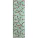 Green/Red 96 x 30 x 0.08 in Area Rug - CANDY CANE KISSES MINT Laundry Mat By The Holiday Aisle® Polyester | 96 H x 30 W x 0.08 D in | Wayfair