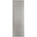 Gray/White 96 x 30 x 0.08 in Area Rug - COASTAL PLAID NATURAL Laundry Mat By East Urban Home Polyester | 96 H x 30 W x 0.08 D in | Wayfair
