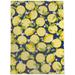 Blue;yellow;green Rectangle 3' x 5' Area Rug - LEMON DAYS NAVY Laundry Mat By East Urban Home 60.0 x 36.0 x 0.08 in whitePolyester | Wayfair