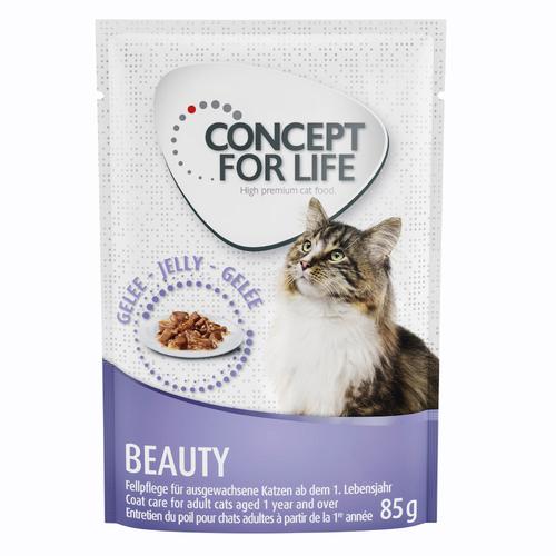 48x85g Beauty in Gelee Concept for Life Katzenfutter nass