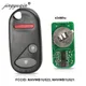 jingyuqin 2+1Buttons Keyless Entry Remote key For Honda NHVWB1U521 433Mhz For Civic 2001 -2005