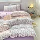 Floral Style Duvet Cover Single Bed funda nordica cama de 150 Quilt Covers Queen Size Bed Linen for