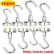 10/5/1Pcs Metal Strong Magnetic Hooks Wall-mounted Heavy Duty Magnet Hook Key Coat Cup Hanging Home