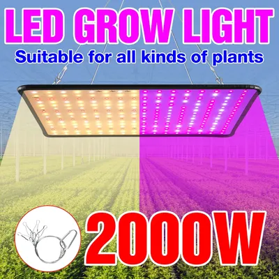 LED Plant Grow Light Full Spectrum Quantum Board Phytolamp Indoor Hydroponics Greenhouse Tent Grow Box Flower Cultivation Lamp