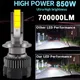 H7 Faro LED CSP Chip H4 Lampadina Led H1 H3 H11 H8 H9 9005 9006 HB3 HB4 4500K 6000K 8000K PTF Lampadine di ghiaccio Turbo Fendinebbia 12V 24V