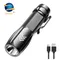 Mini torcia a LED torcia di emergenza con batteria al litio integrata da 1200mAh luce da campeggio impermeabile lanterna da campeggio ricaricabile USB