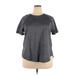 Athletic Works Active T-Shirt: Gray Activewear - Women's Size 2X-Large