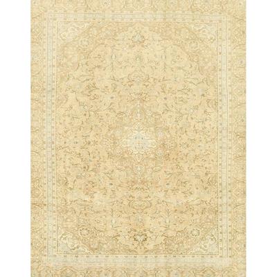 Ahgly Company Machine Washable Abstract Sun Yellow Area Rugs