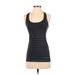 Brooks Active Tank Top: Black Color Block Activewear - Women's Size X-Small