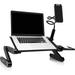 Laptop Stand for Bed- Portable Laptop Table -Folding Laptop Table - Laptop Stand Adjustable Height with Phone Holder