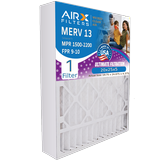 20x25x5 Air Filter MERV 13 Comparable to MPR 1500 - 2200 & FPR 9 Compatible with Honeywell FC100A1037 Premium USA Made 20x25x5 Furnace Filter 1 Single Filter by AIRX FILTERS WICKED CLEAN AIR.