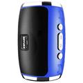 Matoen New Bluetooth Speaker Portable Subwoofer Wireless Bluetooth Speaker-Stereo Supports-card and U-disk Playback Blue