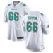 Lester Cotton Men's Nike White Miami Dolphins Custom Game Jersey