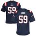 Vederian Lowe Youth Nike Navy New England Patriots Custom Game Jersey