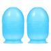 TOYMYTOY 1 Set 2pcs Hair Perm and Hair Dying Mixing Cups Mixing Bowls for Hair Salon (Blue)