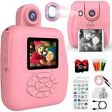 Kids Camera Instant Print - Instant Print Camera for Kids Inkless Camera Instant Print Kids Digital Camera Toddler