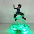 My Hero Academia Figure Bakugou Katsuki VS Midoriya Izuku DIY Model LED Light Action Figures Anime Boku no Hero Academia Toys