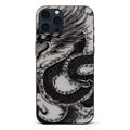 ONETECH Compatible with iPhone 14 Pro Case 6.1 inch Fashion Cool Dragon Animal 3D Pattern Design Frosted PC Back Soft Bumper Shockproof Protective Case Cover for iPhone 14 Pro Black