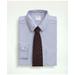 Brooks Brothers Men's Japanese Knit Striped Dress Shirt | Dark Blue | Size 15 33