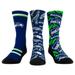 Unisex Rock Em Socks Seattle Seahawks Fan Favorite Three-Pack Crew Sock Set