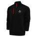 Men's Antigua Black Davidson Wildcats Generation Basketball Quarter-Zip Jacket