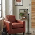 Habitat Exposed Bulb 3 Light Floor Lamp - Black