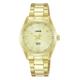 Lorus Ladies Solar Yellow Gold Coloured Bracelet Watch