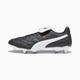 PUMA King Top MxSG Football Boots, Black/White/Gold, size 7.5