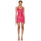 Missoni Sequin Mini Dress in Pink & Red Space Dye - Fuchsia. Size 42 (also in 36).