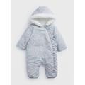 Pastel Floral Frill Trim Snowsuit - Tu by Sainsbury's