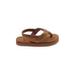 Hari Mari Sandals: Brown Print Shoes - Kids Girl's Size 4