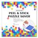 Puzzle Glue Sheets for 8 X 1000 Puzzles, 48 Puzzle Saver Sheets Peel & Stick, Puzzle Saver No Stress & No Mess, Clear Puzzle Sticker Sheets Preserve Your Puzzles with 16 Adhesive Hangers & 1 Scraper