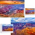 2 Pack 1000 Pieces for Colorado Grand Canyon National Park Puzzles & Arizona Southern Rim Landscape Jigsaw Puzzles for Adults 1000 Pieces and Up, Gifts for Women & Mom