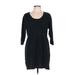 ASOS Casual Dress - Mini Scoop Neck 3/4 sleeves: Black Solid Dresses - Women's Size 10