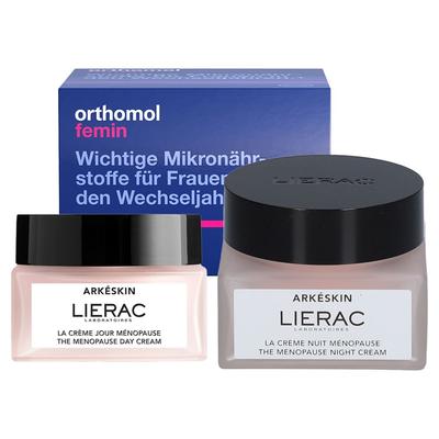 Areksin die Menppause Tagescreme & Arkeskin Menopause Nachtcreme Orthomol Femin Kaps 1 St Set Image