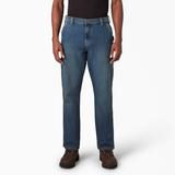 Dickies Men's Flex Regular Fit Carpenter Utility Jeans - Tined Denim Wash Size 36 30 (DU601)