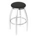 Holland Bar Stool 802 Misha Swivel Stool Upholstered/Metal in Gray/Black | Extra Tall (36" Seat Height) | Wayfair 80236CH008